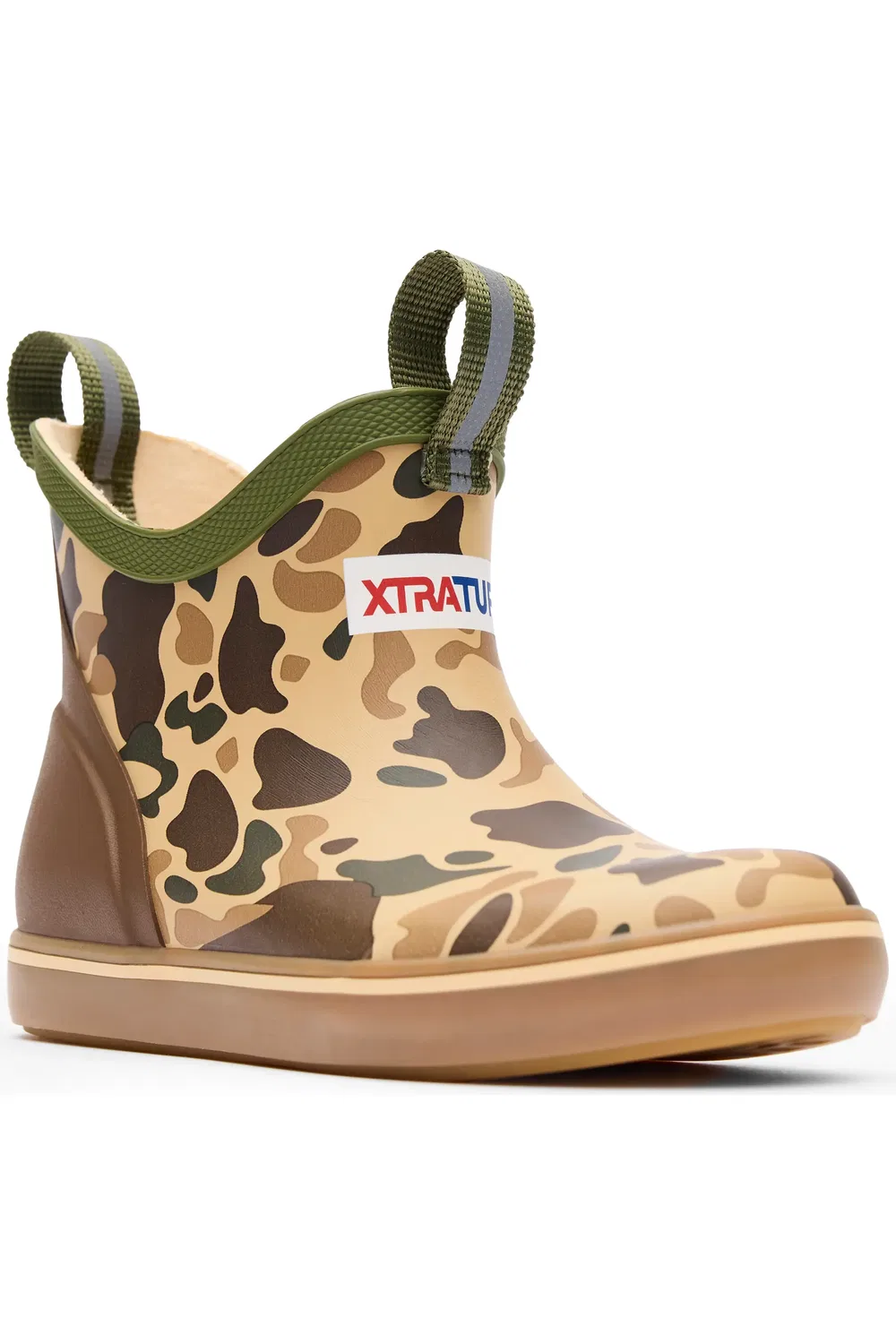 Детские ботинки водонепроницаемые Deck Boot XTRATUF, Duck Camo/Beige/Bison