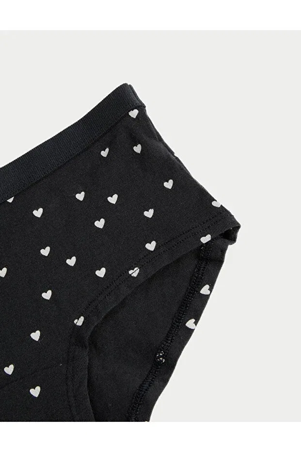 Детский комплект трусов для мальчиков хлопковый Marks & Spencer, Black Mix — фото 2