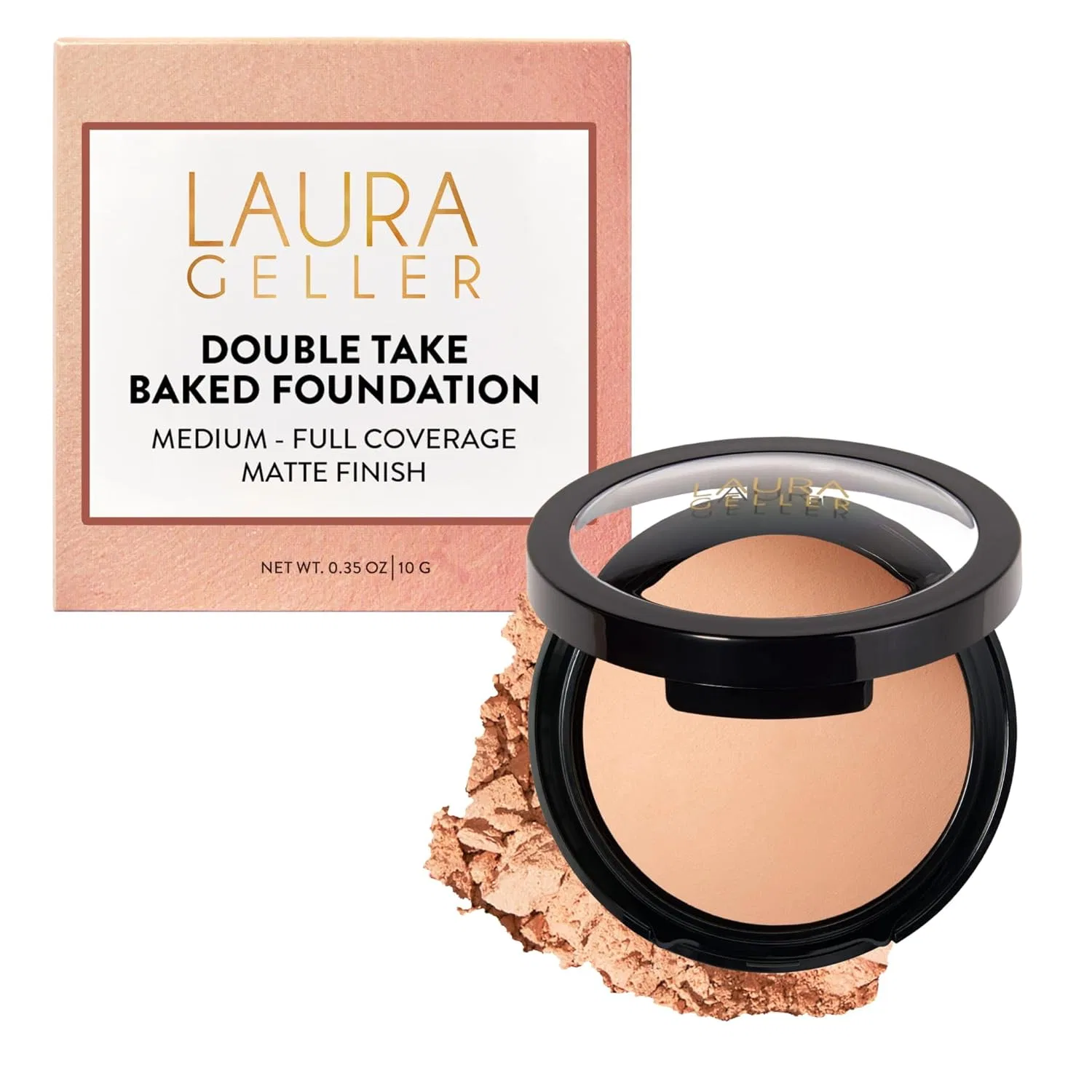 Пудра компактная тональная Double Take Baked Versatile Powder Foundation, Laura Geller Beauty, 1 шт., 2 унции, Fair