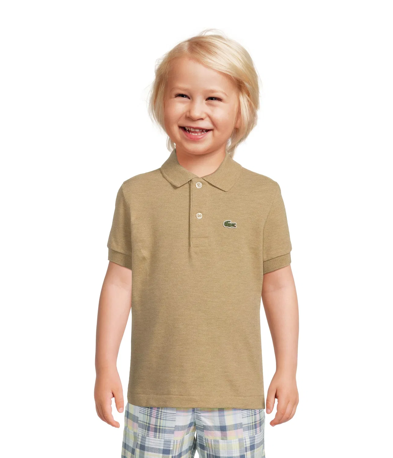 Поло Petit Pique (для малышей/детей постарше) Lacoste Kids, Viennois Heather