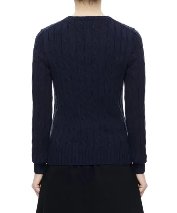 Свитер женский Slim Fit, кашемировая вязка, Polo Ralph Lauren, Navy — фото 3