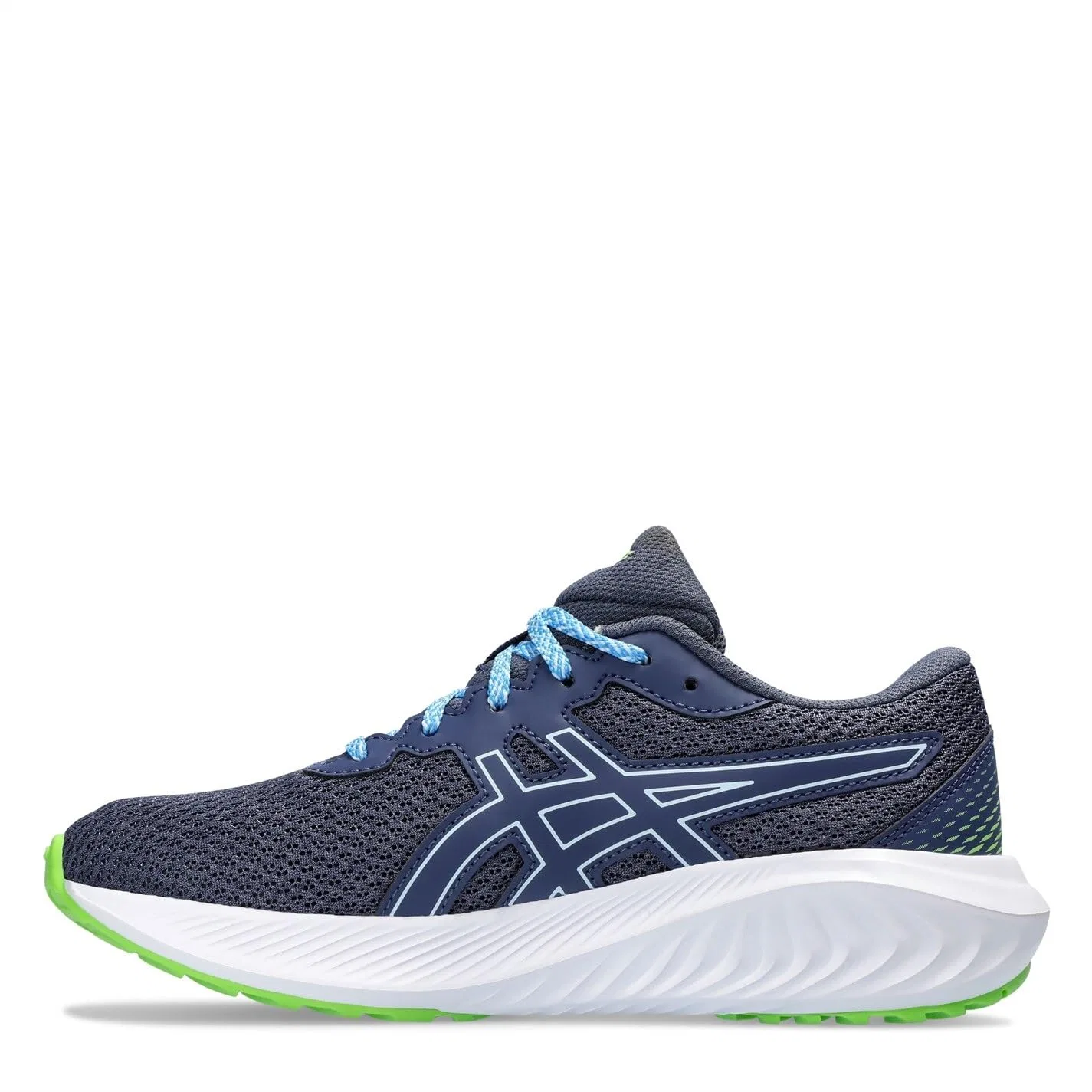 Детские кроссовки для мальчиков с сетчатым верхом Gel-excite 10 Gs ASICS, Thunder Blue Light Blue — фото 3