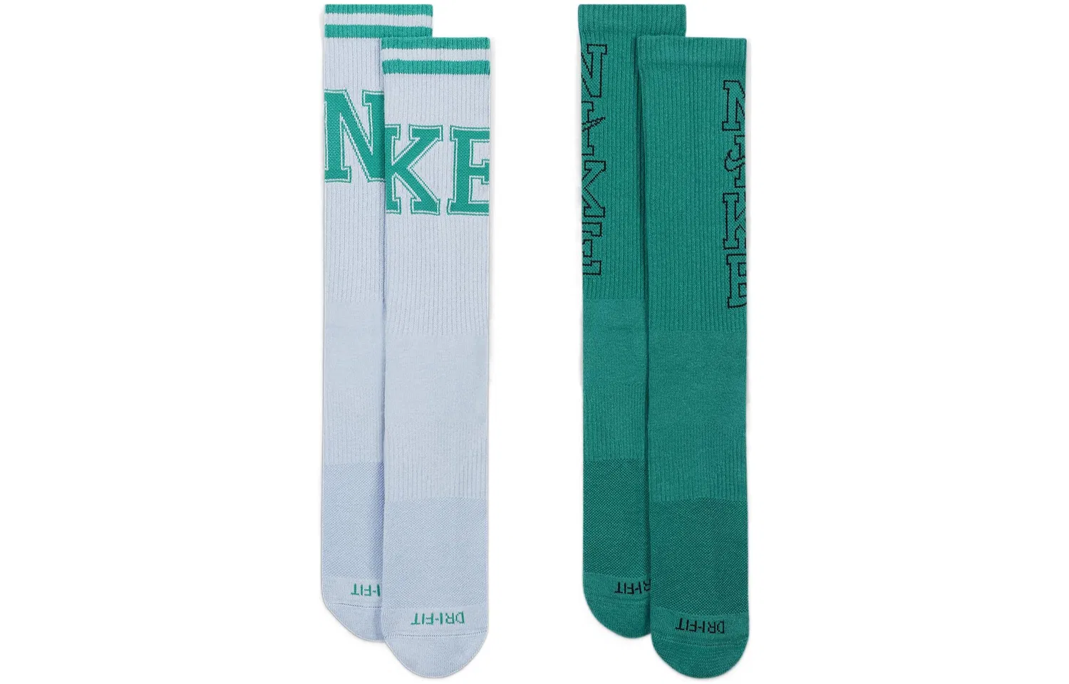 Детские носки с длинным голенищем, комплект из 2 пар, Nike, Blue