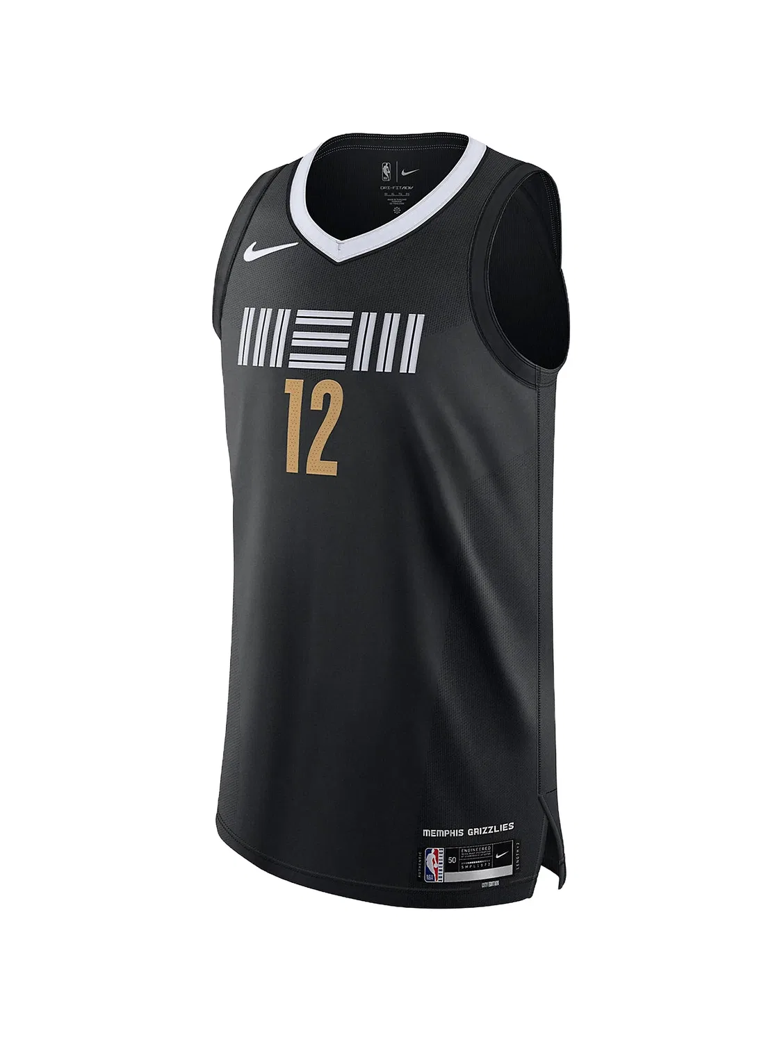 Топ Memphis Grizzlies City Edition из джерси Nike, черный — фото 2