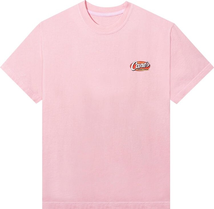 

Футболка Anti Social Social Club x Raising Canes Classic Tee 'Pink', розовый