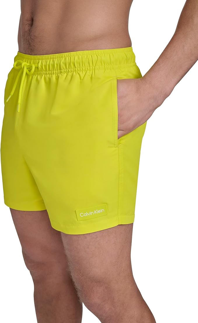 Плавательные шорты Calvin Klein Volley Quick Dry Lightweight, ярко-желтый — фото 2
