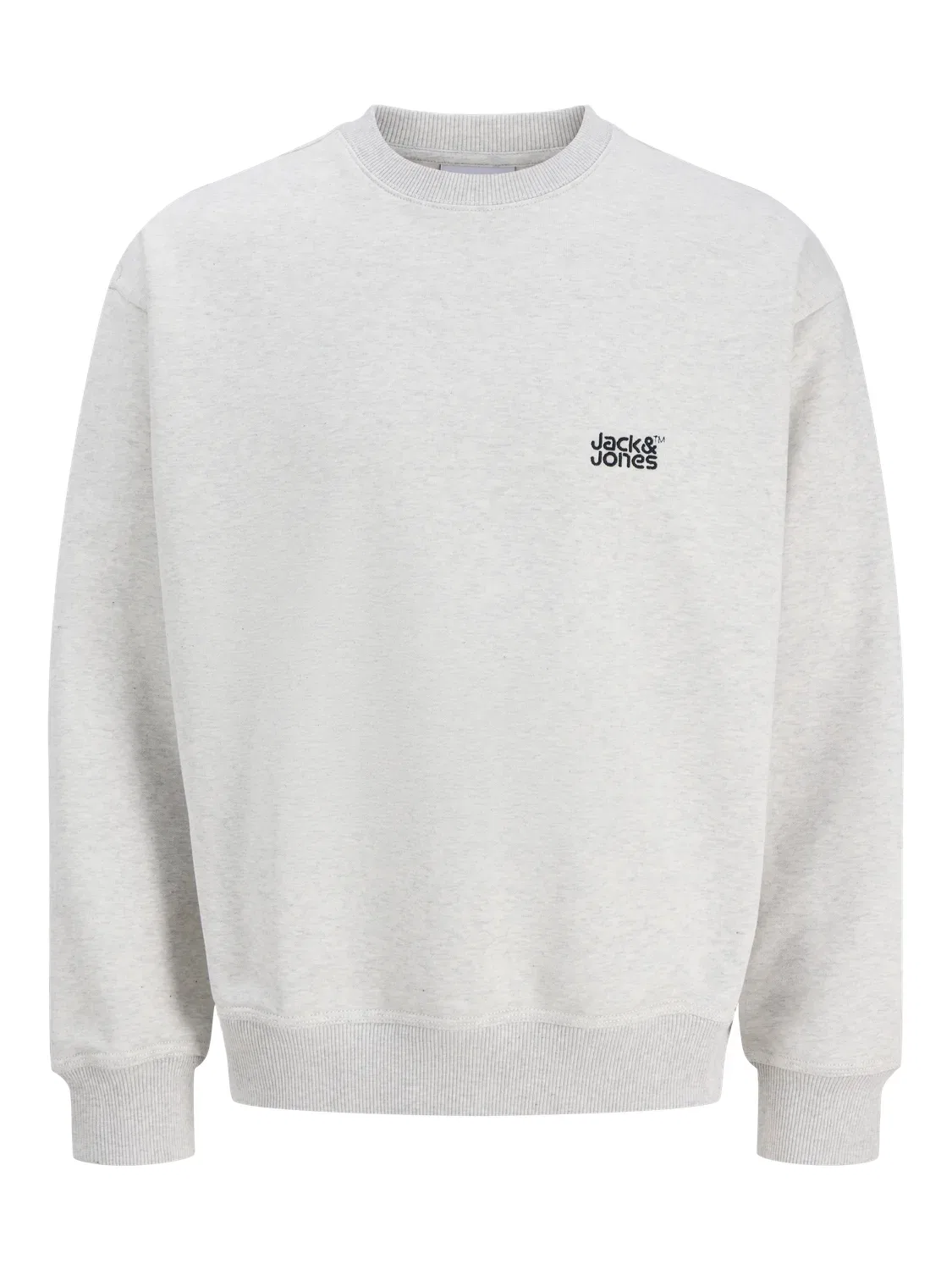 Свитшот с принтом Jjecolton Jack & Jones Junior, белый меланж