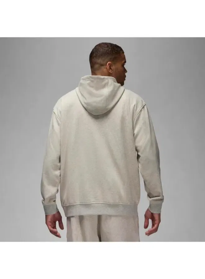 Худи с капюшоном на шнурке Dri-Fit Sport Crossover Fleece Jordan, серый — фото 2