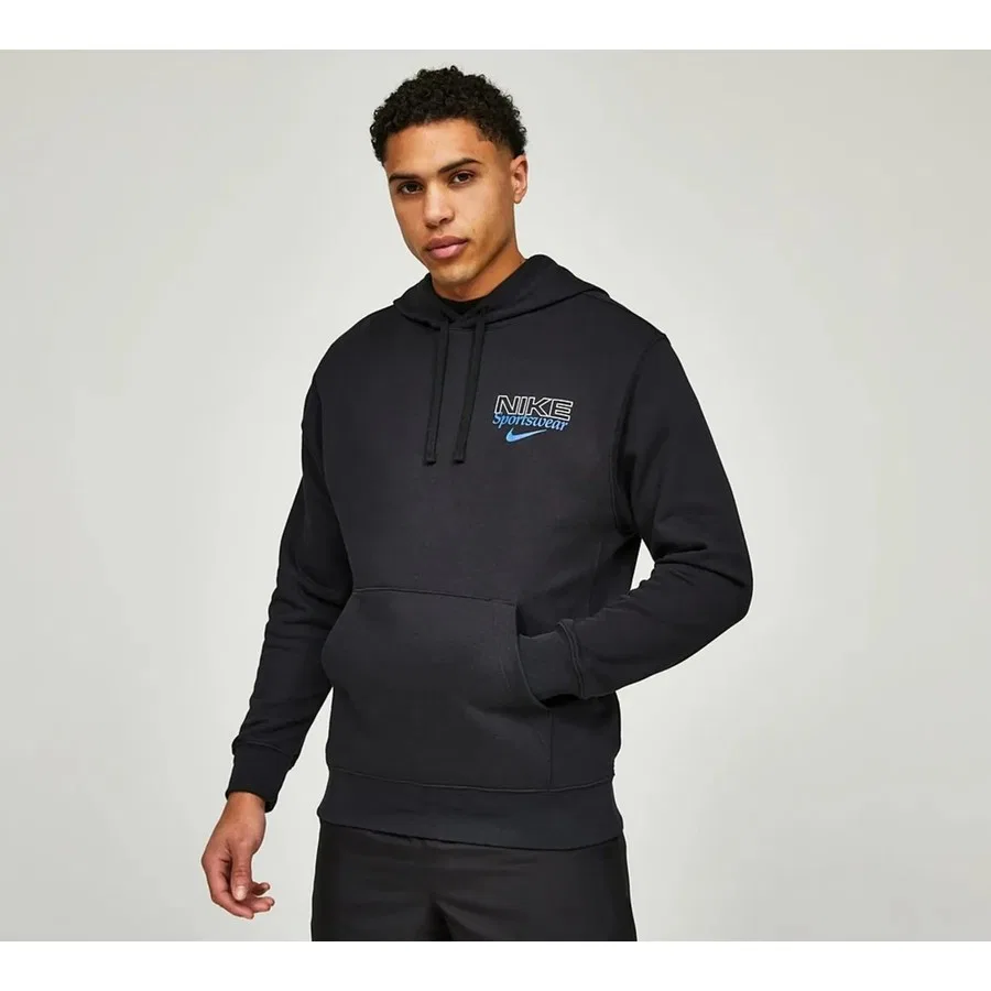 Свитшот мужской хлопковый Sportswear Graphic Nike, Черный — фото 3