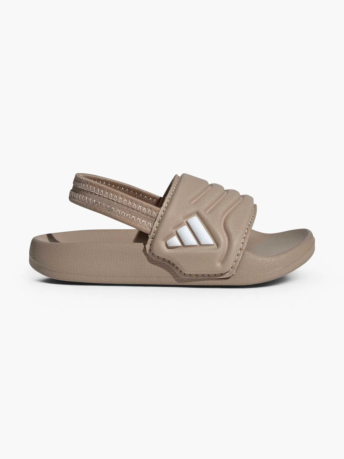 Детские шлепанцы с эластичным верхом Adidas, серый