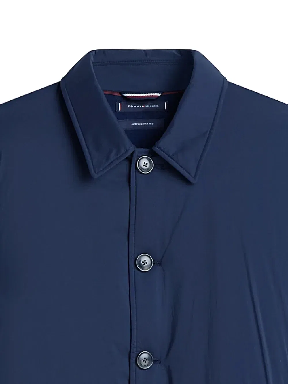 Бомбер на пуговицах Tommy Hilfiger, синий — фото 2