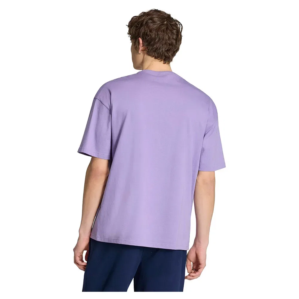 Футболка свободного кроя Trefoil Essentials Adidas Originals, фиолетовый — фото 2