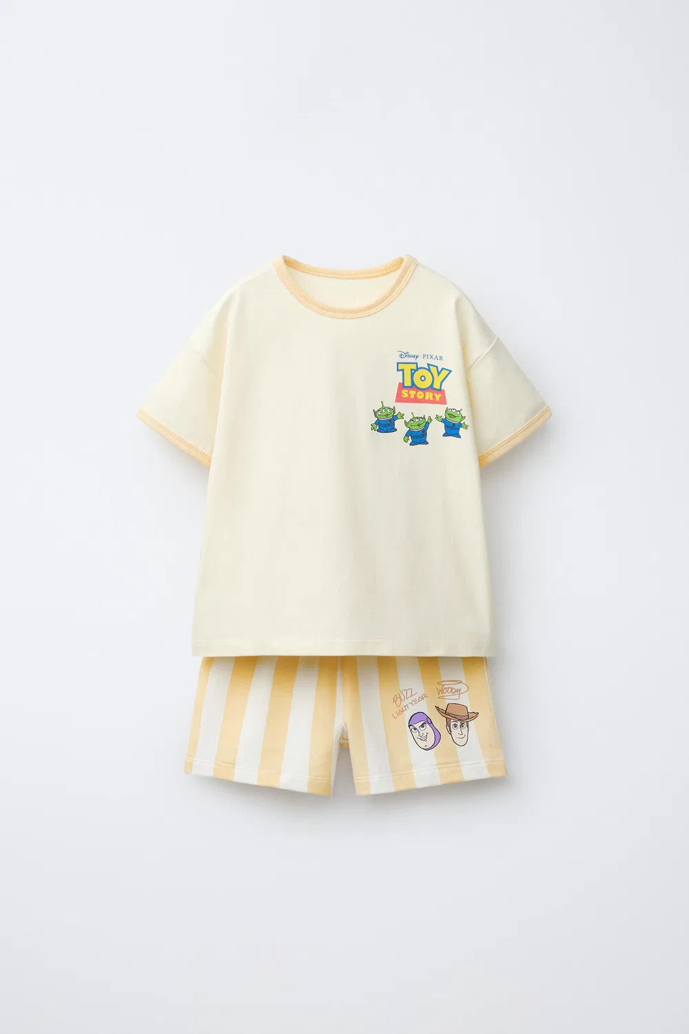 1,5-6 ЛЕТ / ИСТОРИЯ ИГРУШЕК DISNEY PIXAR ПОЛОСАТАЯ ПИЖАМА ZARA, Yellow