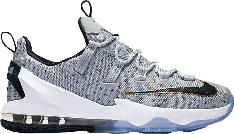 Лимитированные кроссовки Nike LeBron 13 Low 'Cool Grey', серый - фото