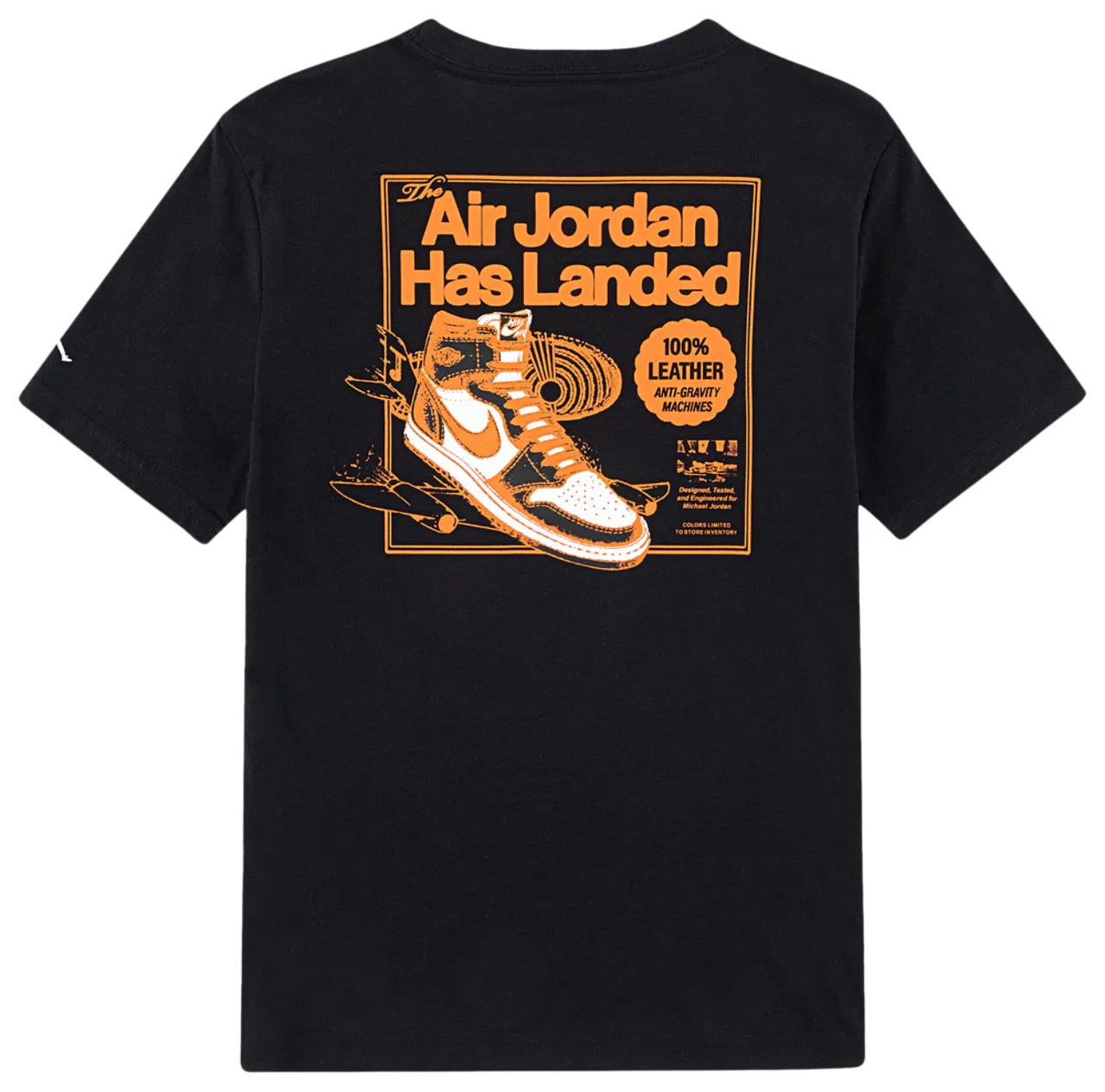Футболка для мальчиков Jordan Has Landed, черный/красный — фото 2