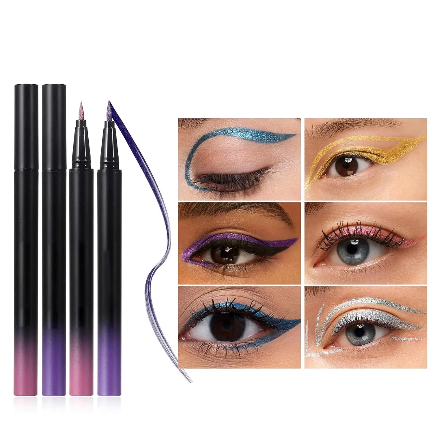 Жидкая подводка для глаз Glitter Liner YUGSHNKFC, 0.8 мл, Style06 — фото 2