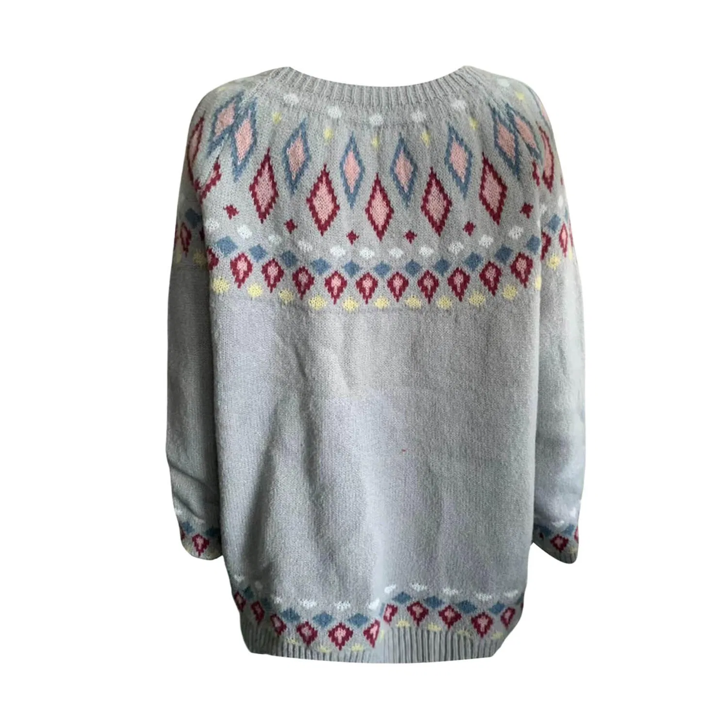 Женский свободный свитер с длинным рукавом Christmas Jumper, Pink — фото 2