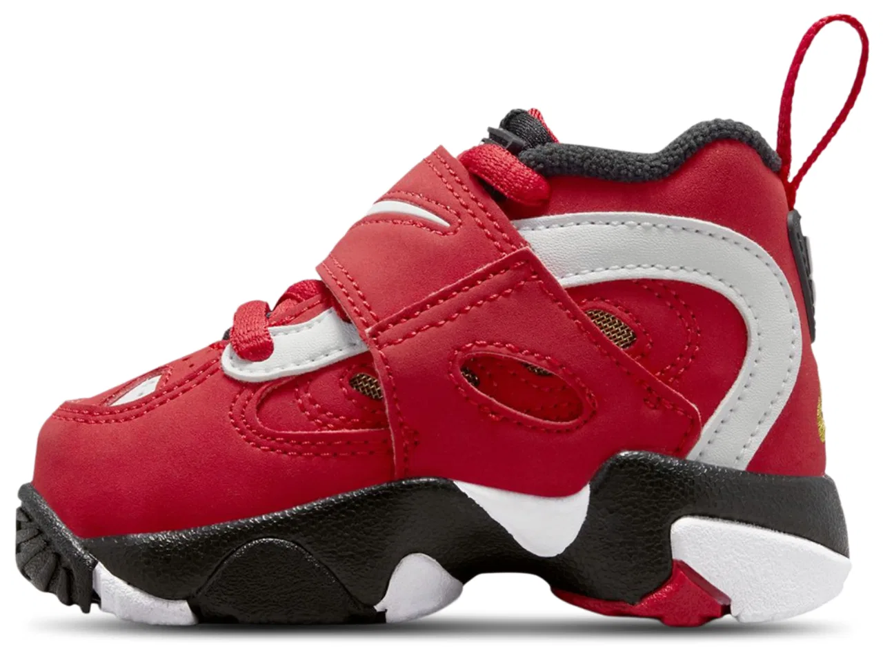 Кеды для мальчиков Air Diamond Turf II Nike, цвет Black/White/Red — фото 2