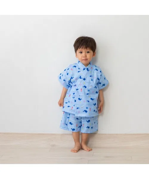 Детское кимоно-юката с принтом, модель Japan Toys"R"Us/Babies"R"Us, Navy — фото 2
