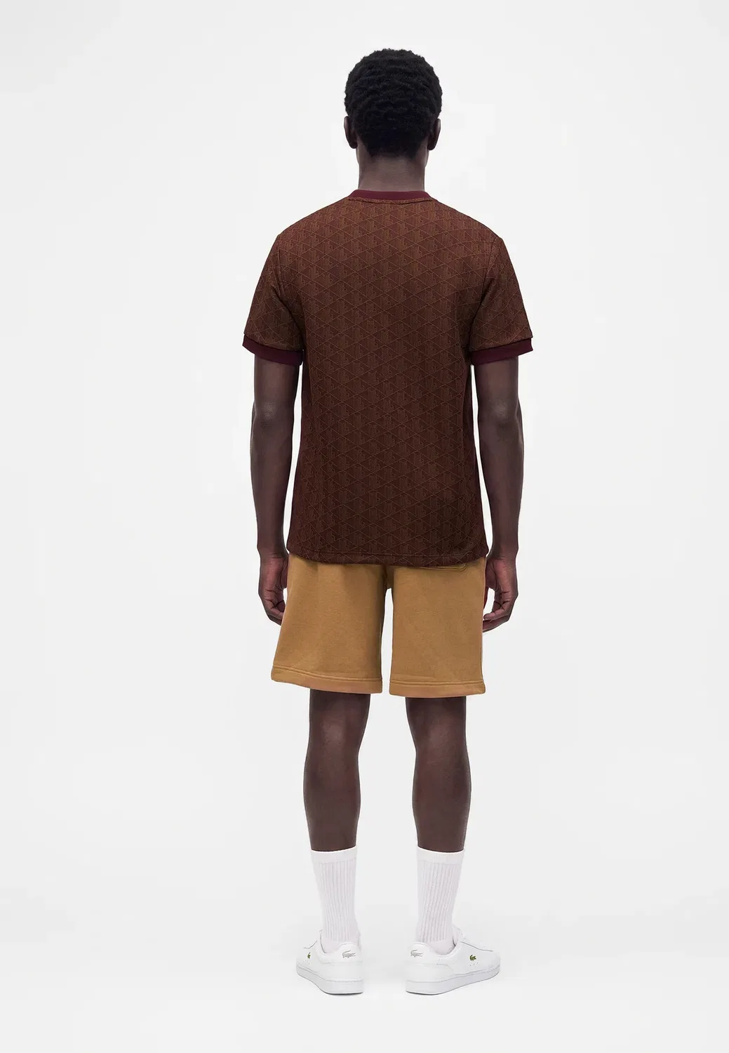 Простая футболка Lacoste, Marron — фото 3