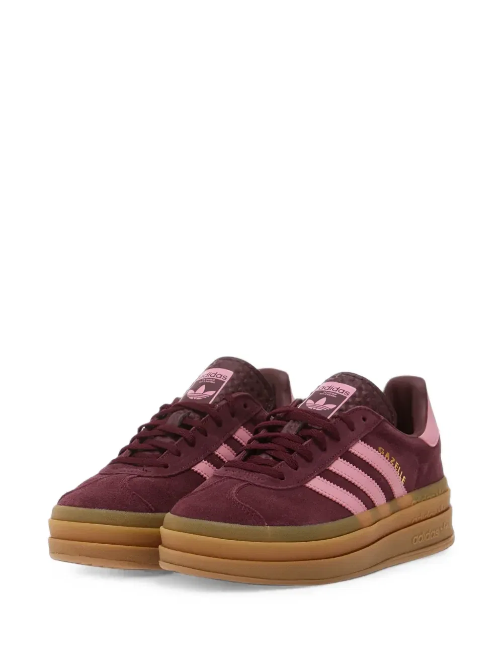 Кроссовки Gazelle Bold adidas Kids, красный — фото 2