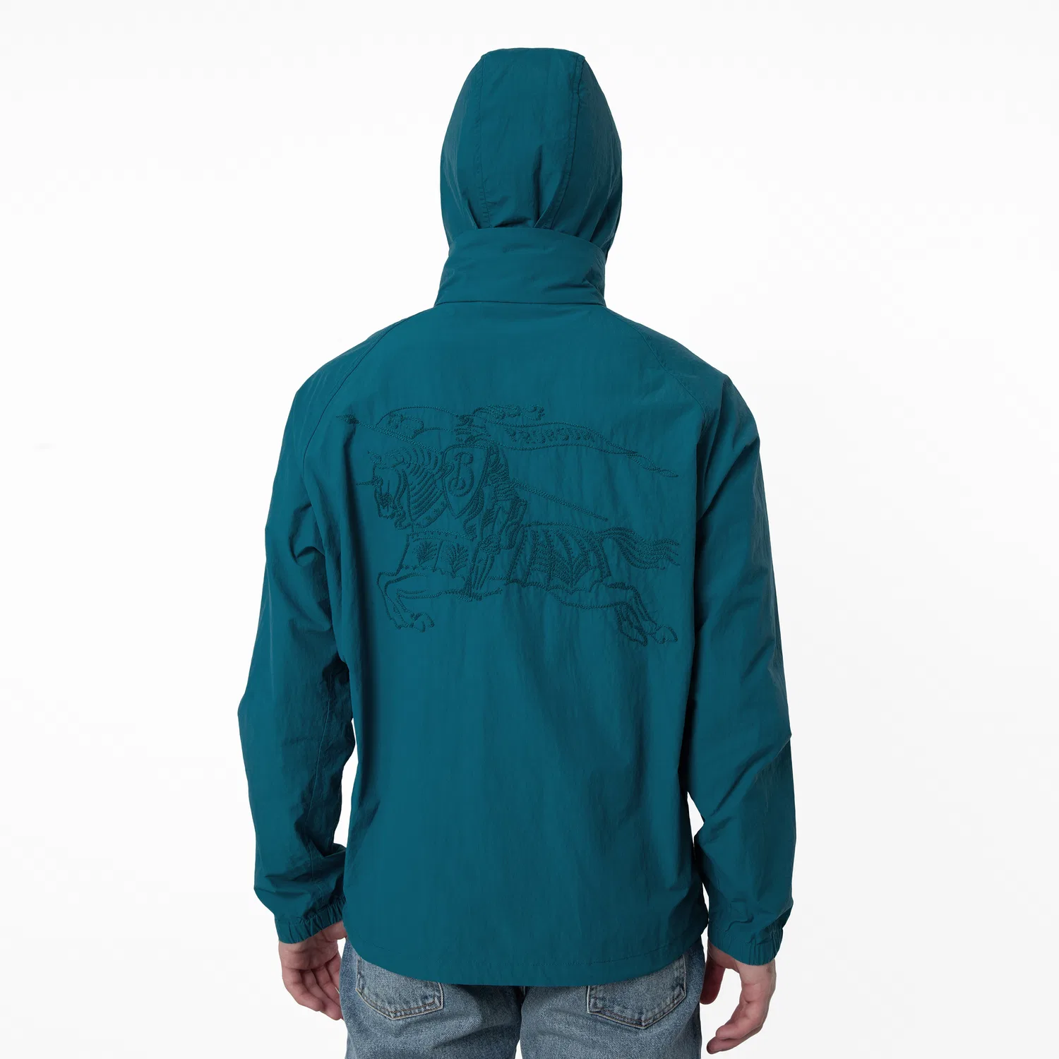Куртка из смесового хлопка EKD Cotton Blend Jacket Burberry, Kingfisher — фото 4