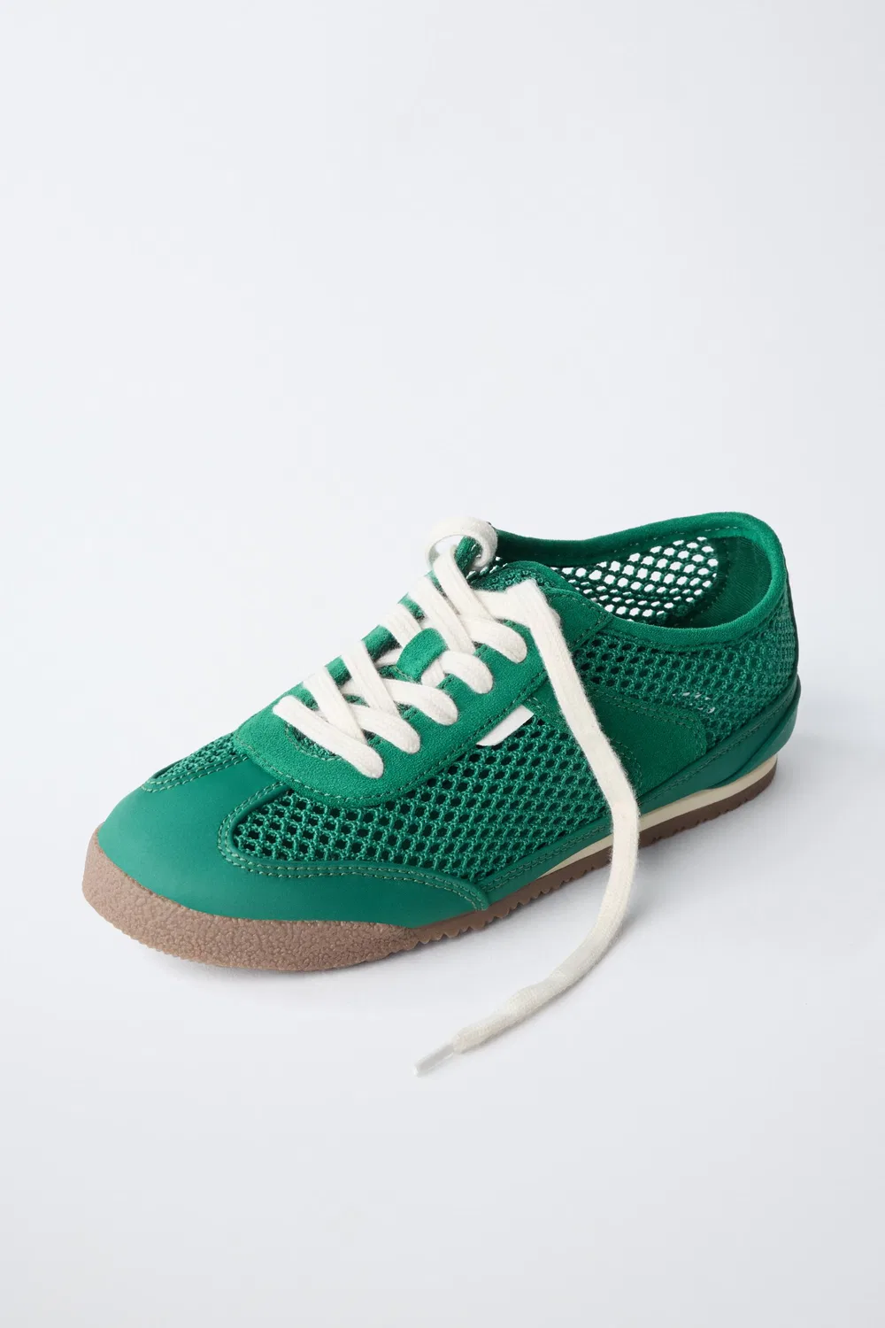 Сетчатые кроссовки ZARA, Green — фото 3