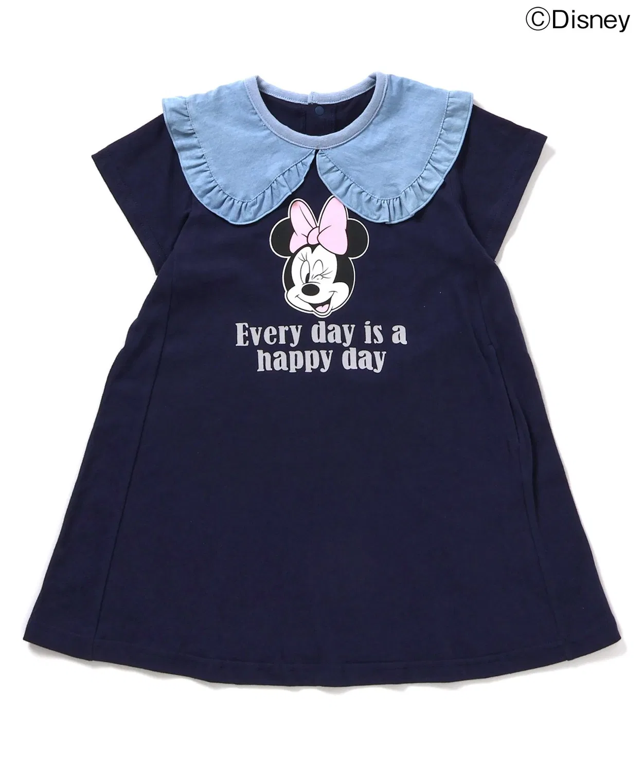 Детское платье с большим воротником, модель Disney, Navy