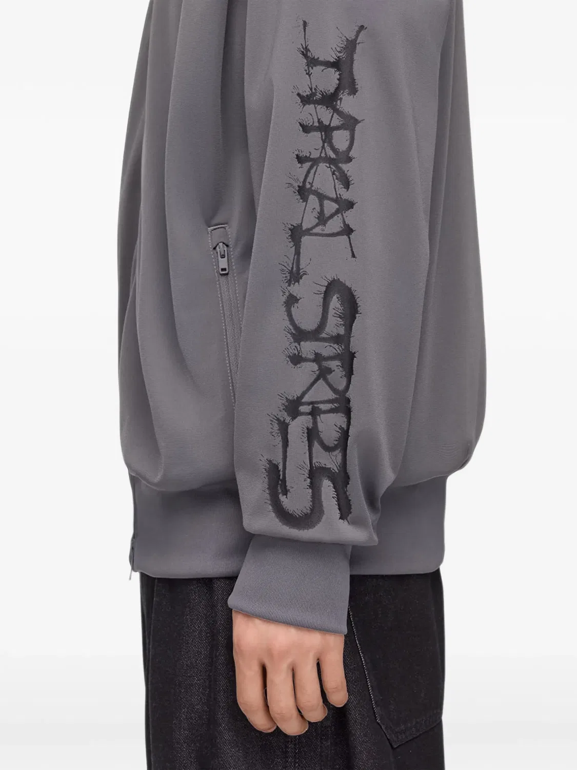 Олимпийка Chito Graphic серая Adidas, серый — фото 4
