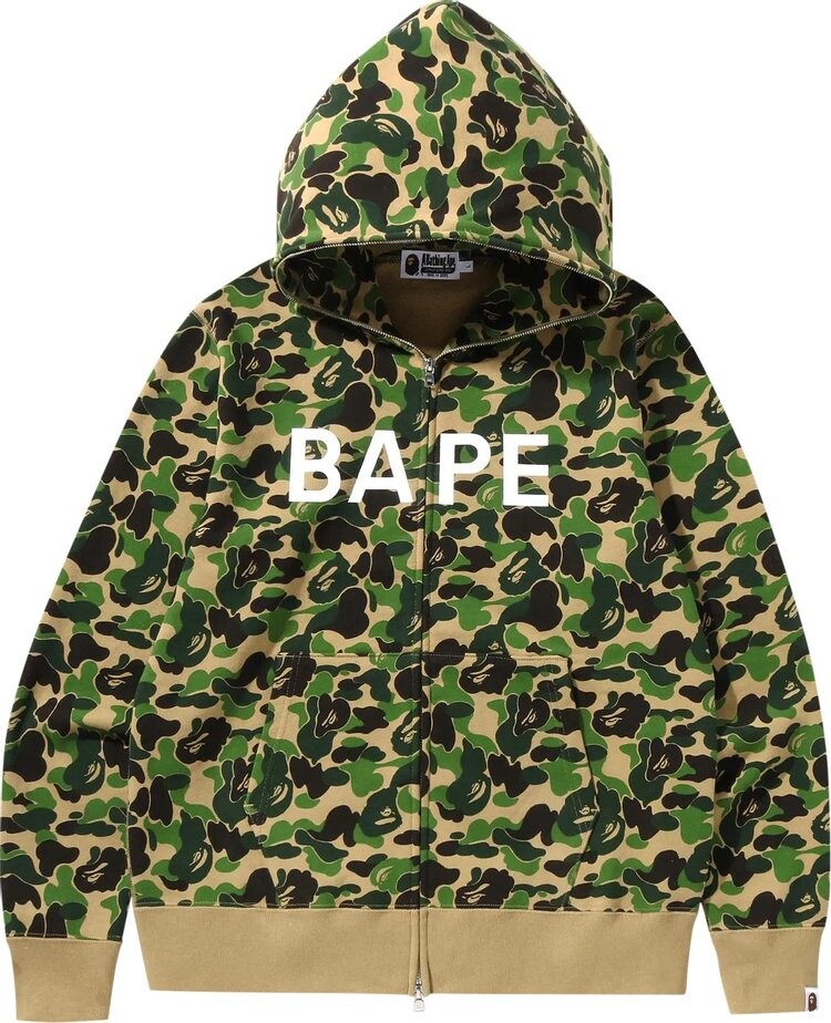 

Худи BAPE ABC Camo Full Zip Hoodie 'Green', зеленый