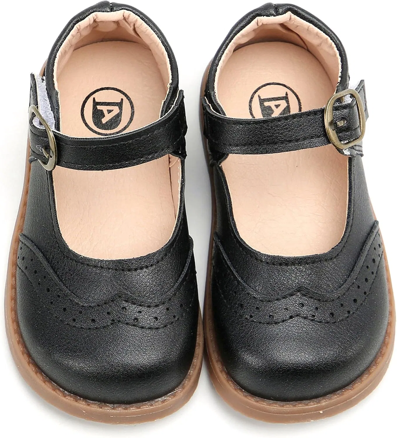 Детские туфли Мэри Джейн для девочек Classic Mary Jane DADAWEN, Black