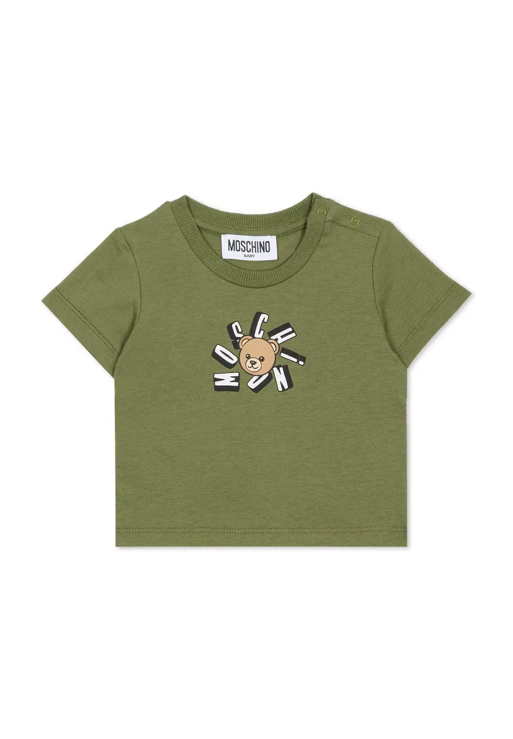 A Manica Corta - футболка с принтом Moschino, Green