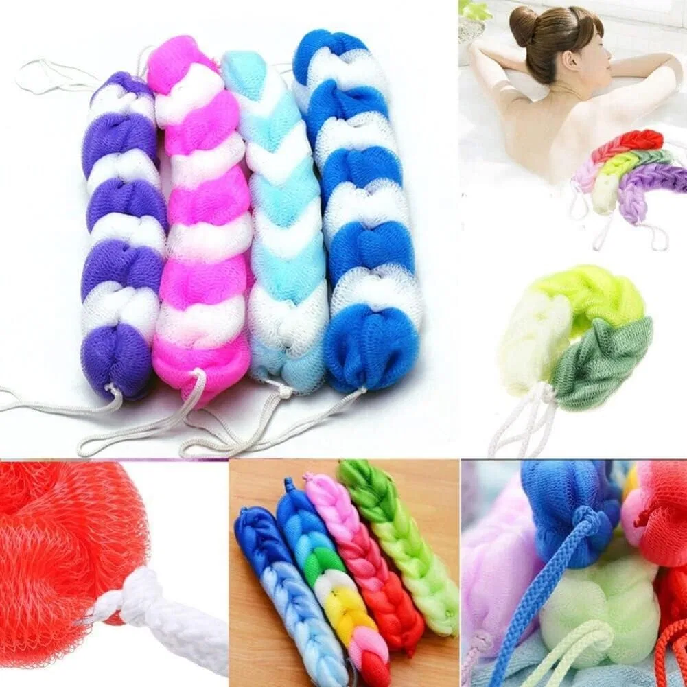 Мочалка для душа Body Brush, ansu, 27x5 см, мультиколор — фото 2