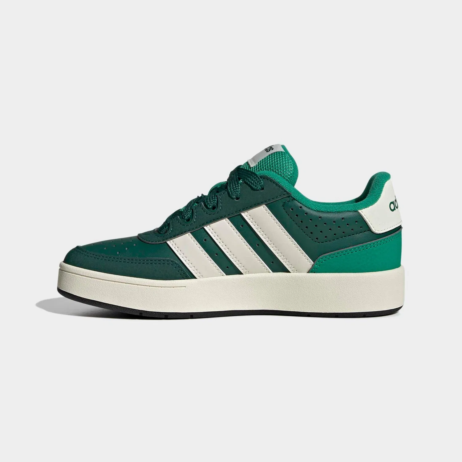 Детские кроссовки с низким силуэтом Adidas Sportswear, Collegiate Green/Off White/Court Green — фото 3