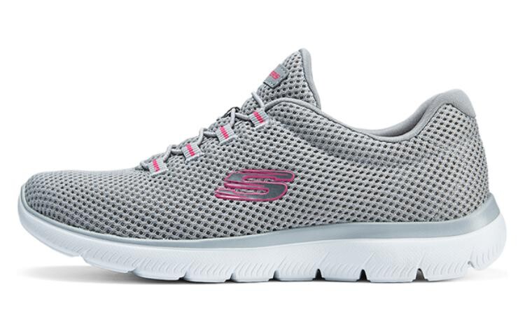 

Кроссовки женские с низким верхом серые/розовые Skechers