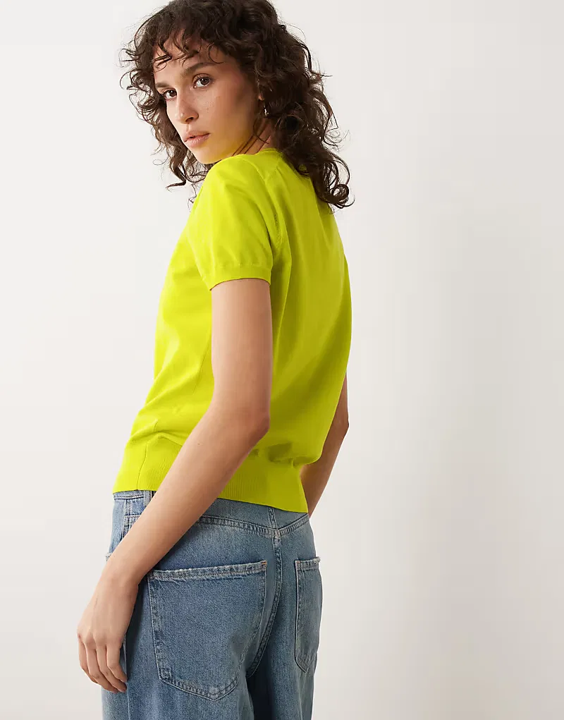Футболка Polo Ralph Lauren с коротким рукавом из тонкого трикотажа из пима-хлопка, перидот — фото 3
