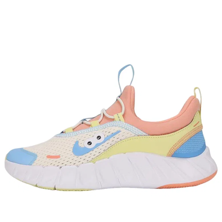 Детские кроссовки для бега с низким верхом Nike Free Ride Light Blue White, белый