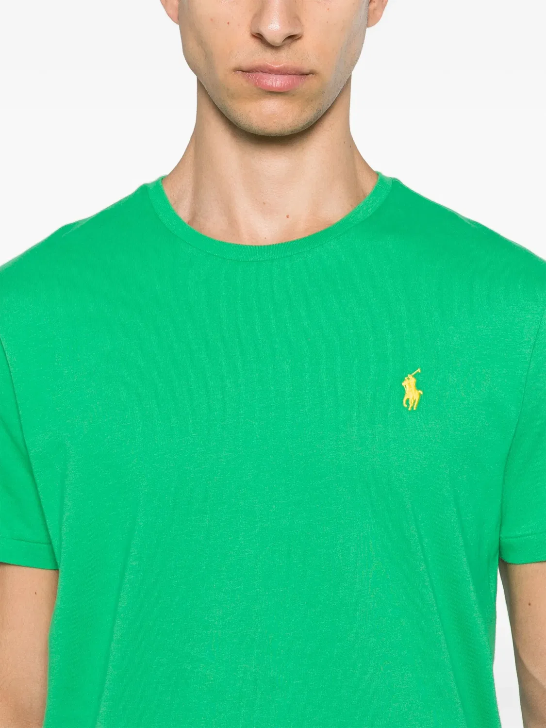 Футболка с мотивом пони Polo Polo Ralph Lauren, травяная зеленая — фото 2