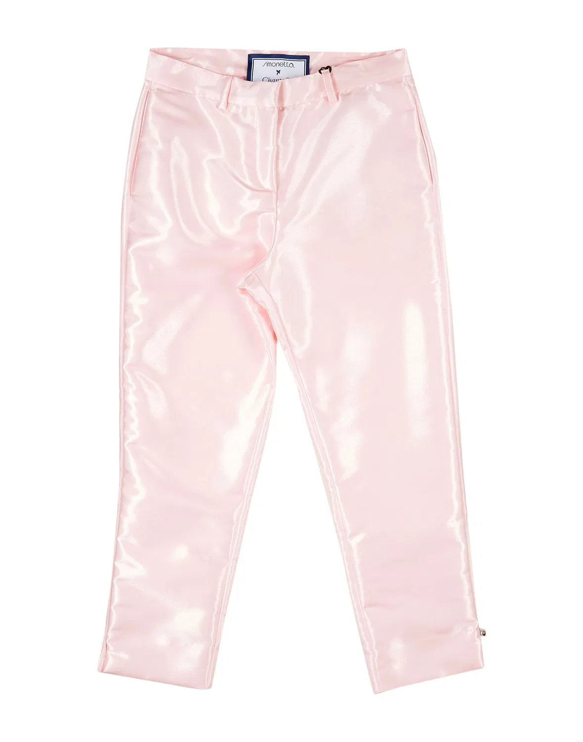 Детские брюки для девочек с органзой Simonetta, Light Pink