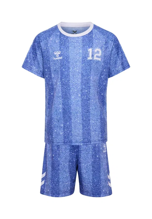 Комплект Shimmer унисекс - спортивная футболка Hummel, белый/синий — фото 2