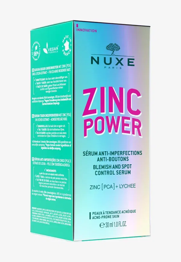 Сыворотка для проблемной кожи Blemish and spot control serum zinc power Nuxe, 30 мл — фото 3