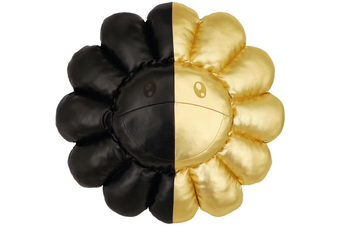 

Мягкая плюшевая фигурка Takashi Murakami x HIKARU Collaboration Flower, 1 м, черный/золотой