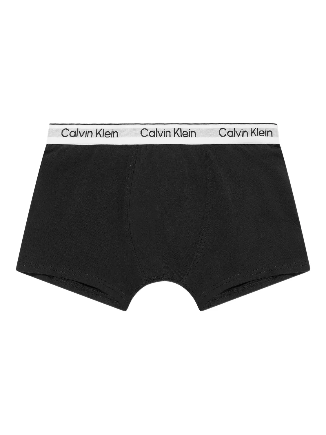Комплект из трех трусов с логотипом Calvin Klein Kids, синий — фото 2
