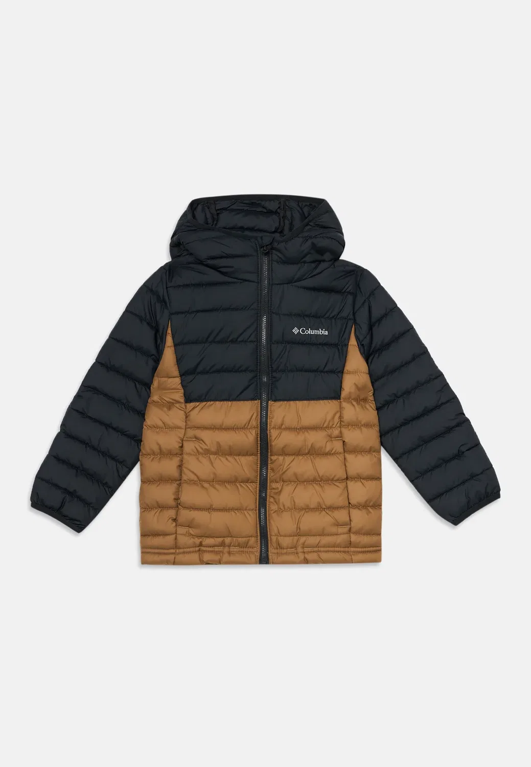 Унисекс куртка Powder lite с капюшоном - зимняя куртка Columbia, Delta/Black