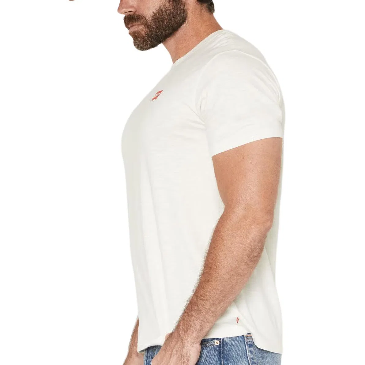 Футболка с круглым вырезом, Levis, White — фото 4
