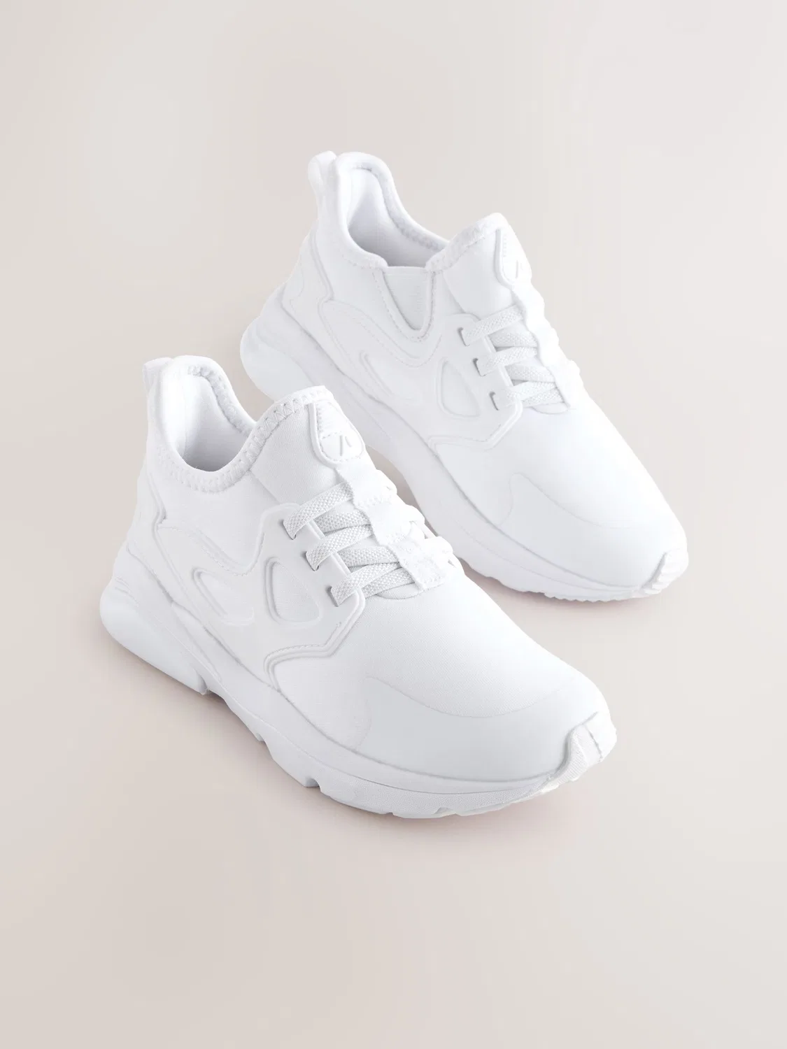 Кроссовки на эластичных шнурках, White Next, белый