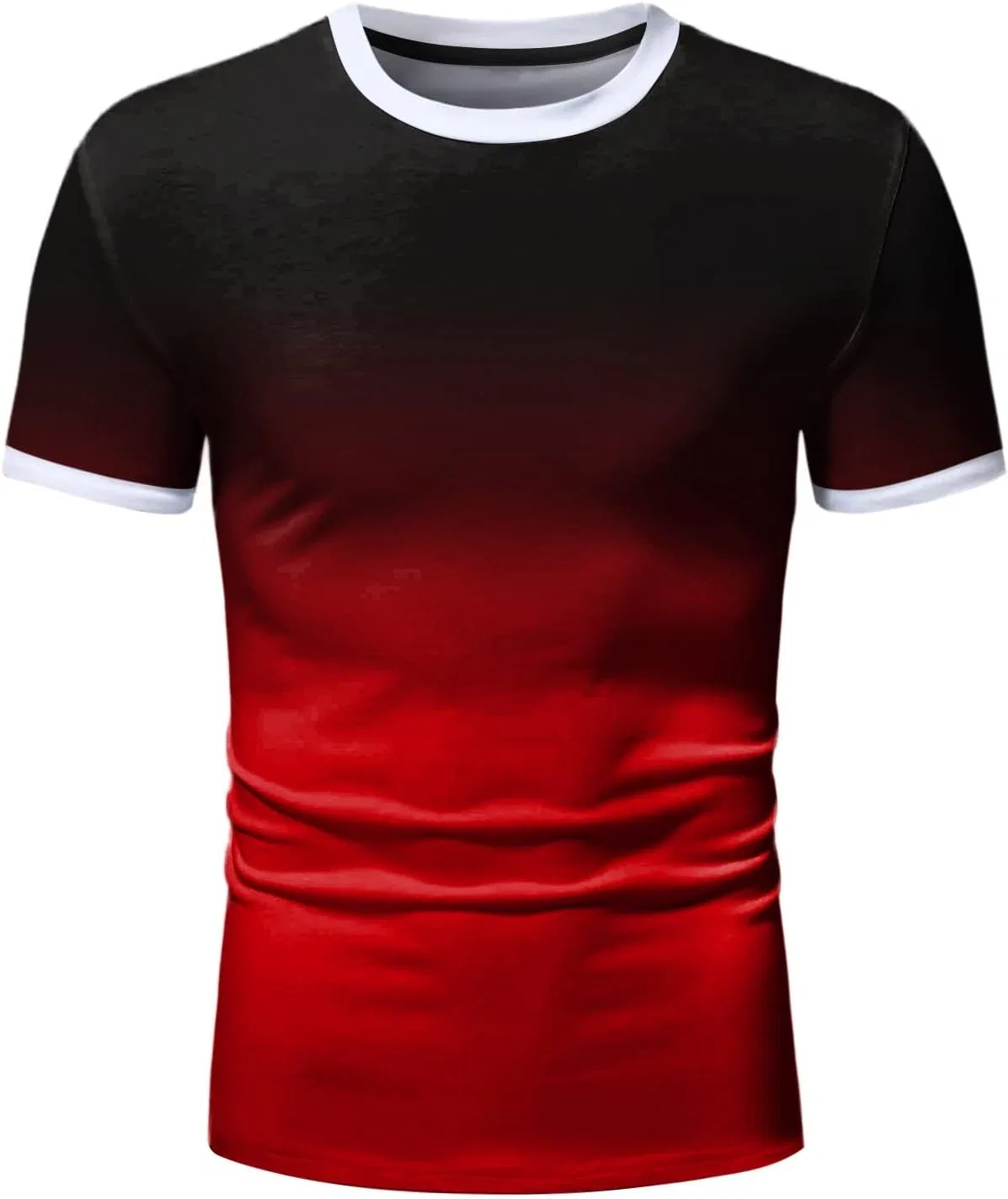 Мужская футболка с градиентом Gradient T Shirt, Red — фото 3