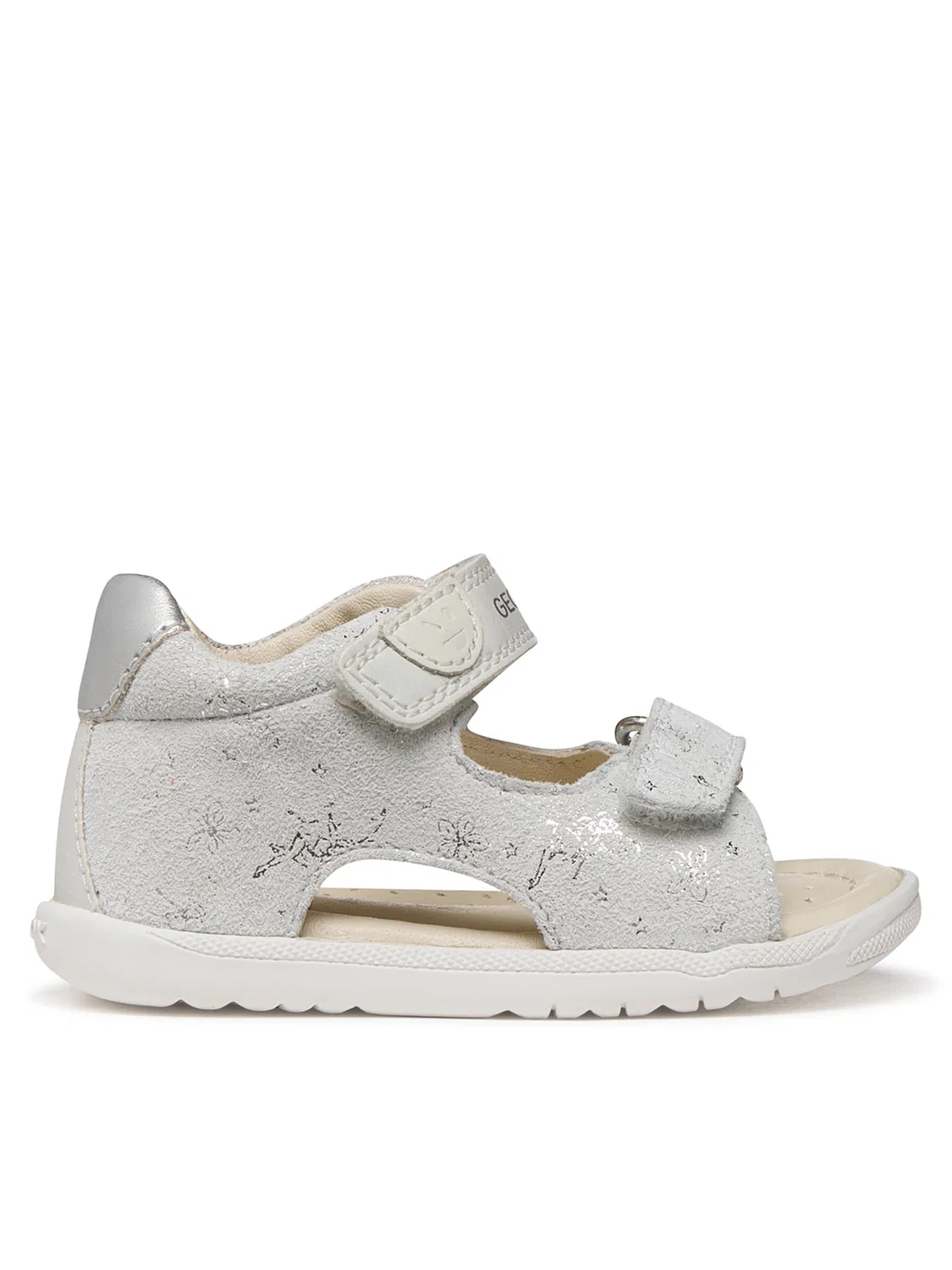 Сандалии для девочки Sandal Macchia Gir Geox, белый
