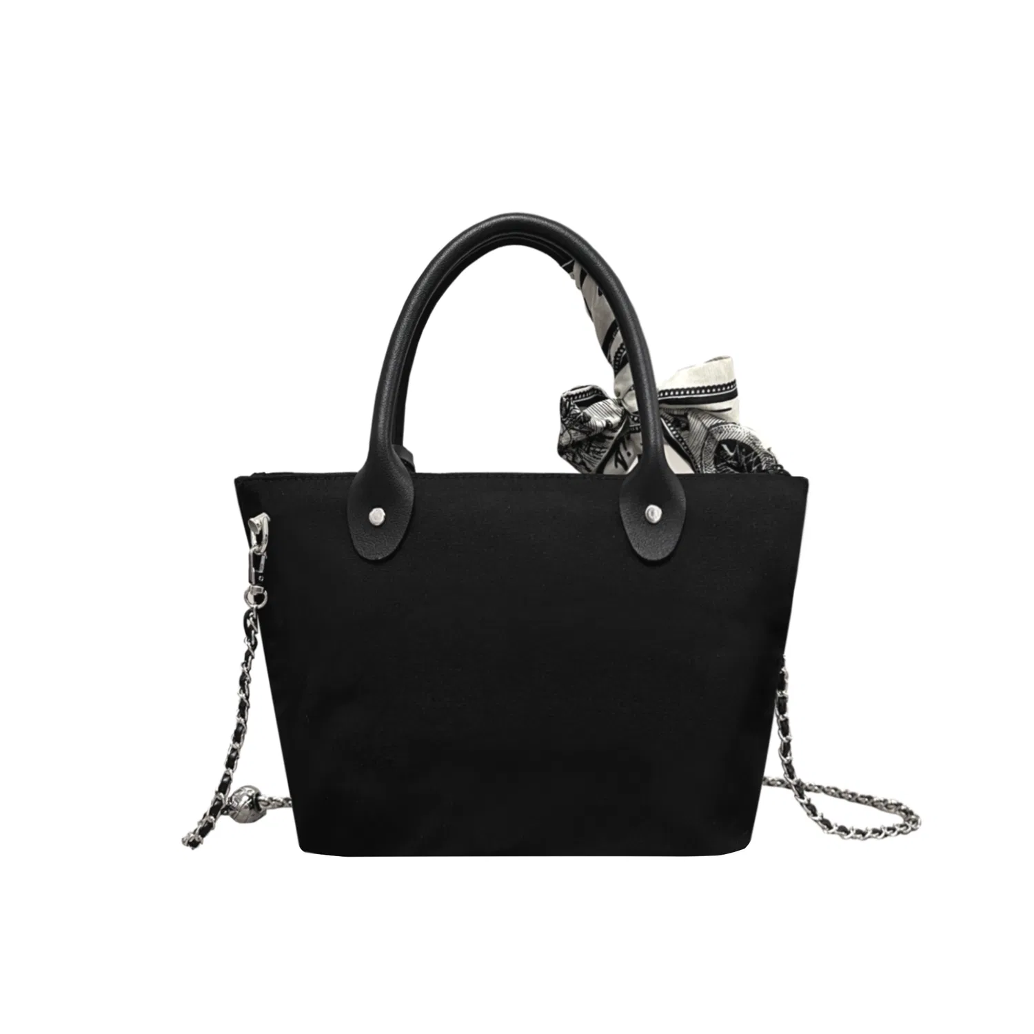 Женская косметичка с вышивкой, с цепочкой Black Fantasy, CHANEL, Черный — фото 4