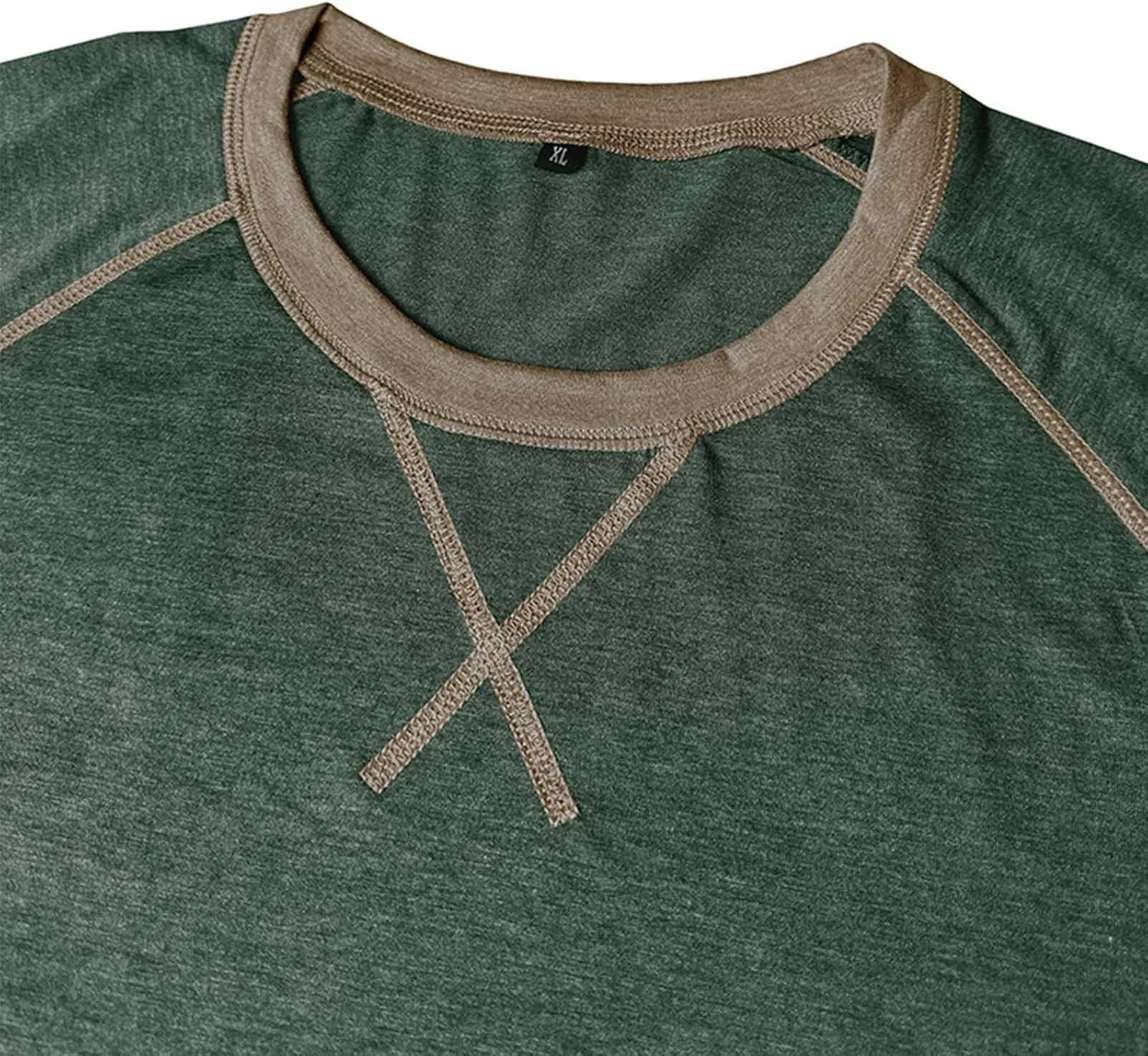Мужская спортивная футболка с круглым вырезом Quick-Dry, Green — фото 4